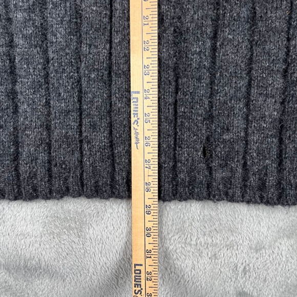 Concrete Mix Sweater L Grandpa 90s Minimalist Dad Style Old Money Preppy Hipster - Picture 4 of 8